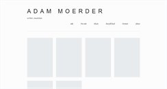Desktop Screenshot of adammoerder.com